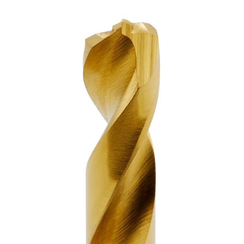 Broca de titanio para taladro de 3/16 de pulgada Milwaukee SHOCKWAVE (paquete de 10) - 48-89-4609-X10