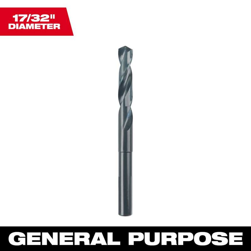 Broca Milwaukee de óxido negro para taladro de 17/32 pulgadas - 48-89-2739