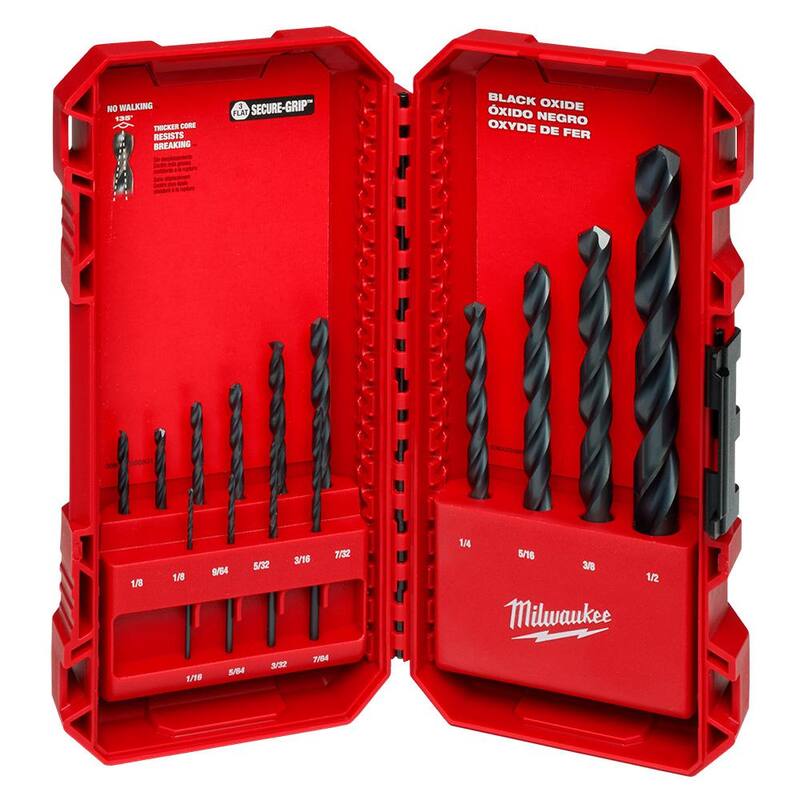 Set de brocas recubiertas de óxido negro de Milwaukee (14 piezas) - 48-89-2800