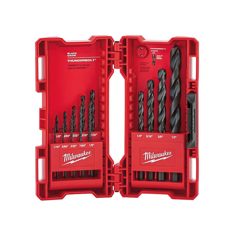 Set de brocas recubiertas de óxido negro de Milwaukee (14 piezas) - 48-89-2800