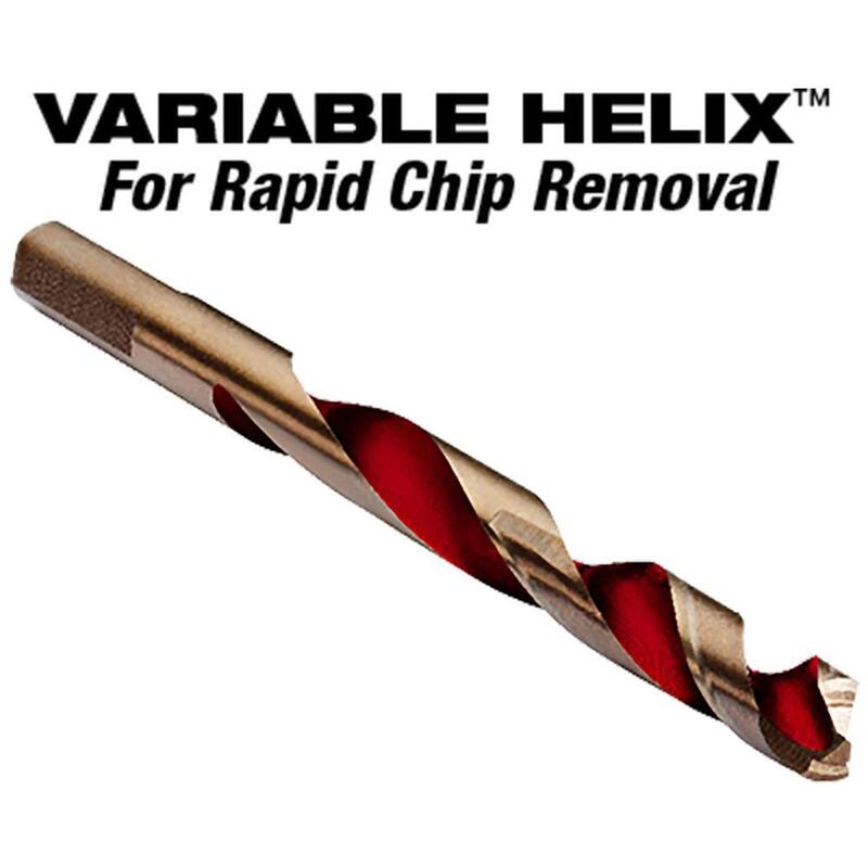 Broca Milwaukee de Cobalto Red Helix de 13/32 pulgadas - 48-89-2323