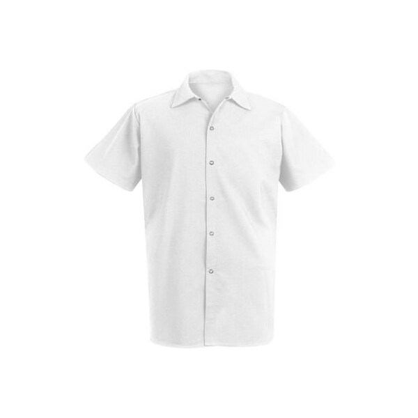 Vf Imagewear Chef Designs Long Cook Shirt, White, Plain Weave, Spun Polyester, XL - 5035WHSSXL