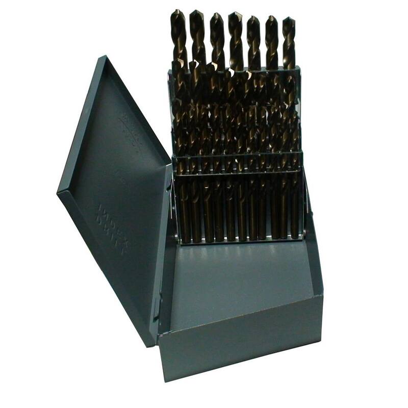 Juego de brocas de cobalto para trabajo pesado Drill America m42 (26 piezas) - D/A26J-CO-SET