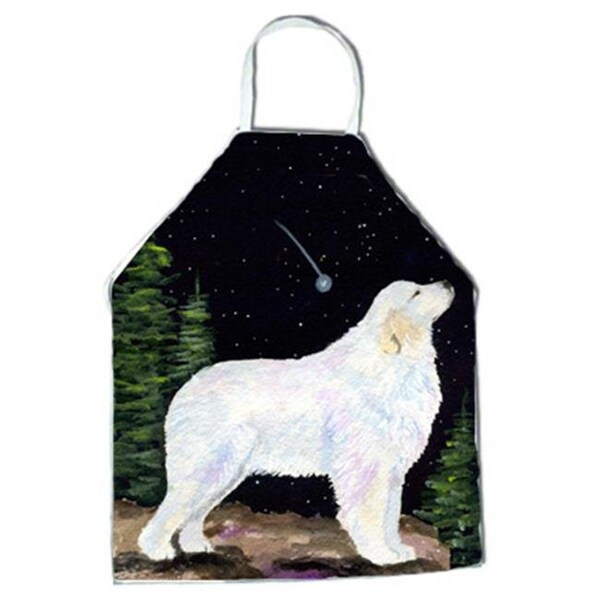 Carolines Treasures Carolines Treasures SS8471APRON Starry Night Great Pyrenees Apron - 27 x 31 in. - SS8471APRON