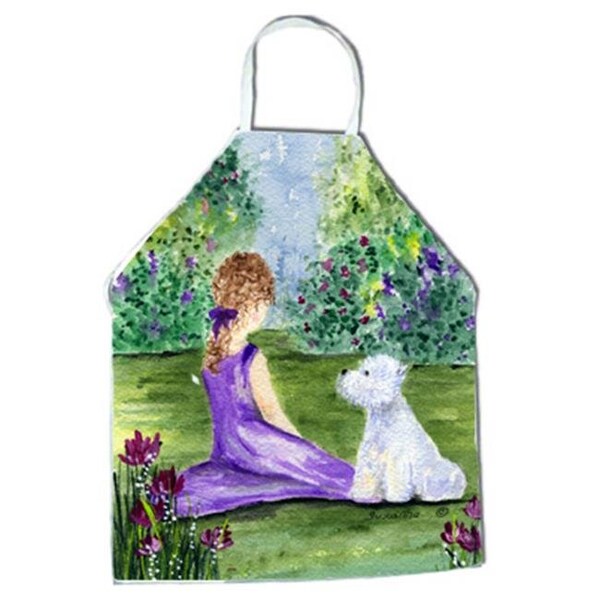 Carolines Treasures Carolines Treasures SS8246APRON Westie Apron - 27 x 31 in. - SS8246APRON
