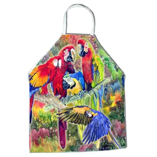 Carolines Treasures Carolines Treasures 8600APRON Parrot Parrot Head Apron - 27 x 31 in. - 8600APRON