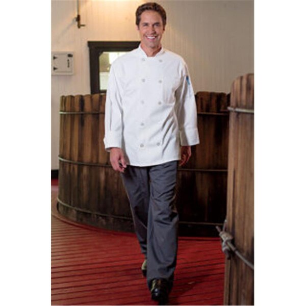 Nathan Caleb Classic Chef Coat 10 Buttons in White - 6XLarge - NA2502950