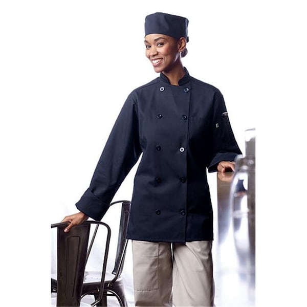 Nathan Caleb Orleans Chef Coat in Navy - xLarge - NA141417