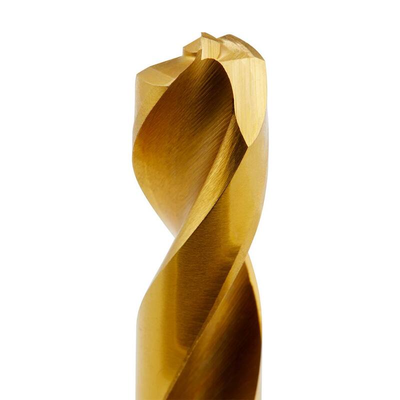 Broca para taladro de titanio de 5/16 pulgadas Milwaukee SHOCKWAVE (paquete de 10) - 48-89-4617-X10