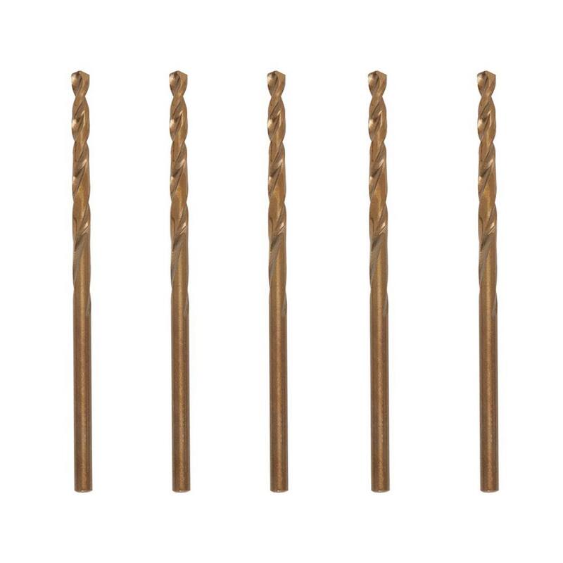 Broca helicoidal de cobalto Milwaukee de 1/8 de pulgada (paquete de 5) - 48-89-2305-X5