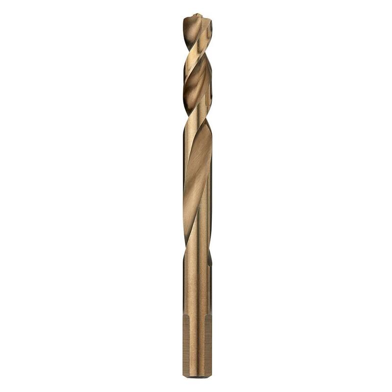Broca helicoidal de cobalto Milwaukee de 3/8 pulgadas (paquete de 5) - 48-89-2321-X5