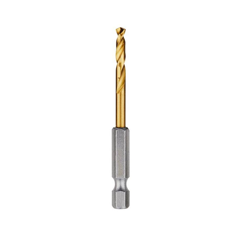 Broca helicoidal de titanio de 5/32 pulgadas Milwaukee SHOCKWAVE (paquete de 5) - 48-89-4607-X5