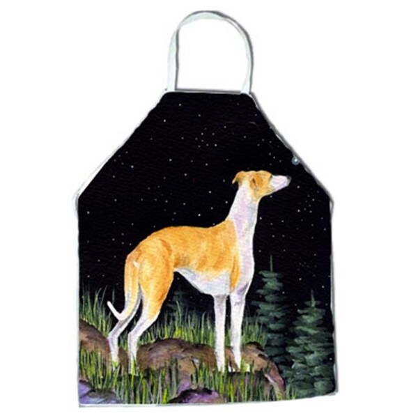Carolines Treasures Carolines Treasures SS8492APRON Starry Night Whippet Apron - 27 x 31 in. - SS8492APRON