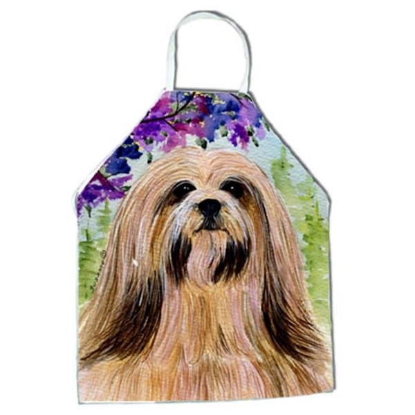 Carolines Treasures Carolines Treasures SS8436APRON Lhasa Apso Apron - 27 x 31 in. - SS8436APRON