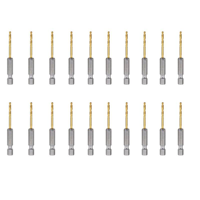 Broca de Titanio para Taladro Milwaukee SHOCKWAVE de 3/32 pulgadas (paquete de 20) - 48-89-4603-X20