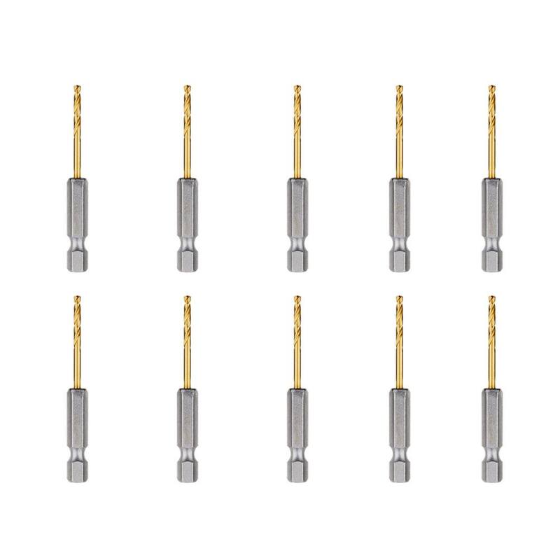 Milwaukee SHOCKWAVE 3/32 pulg. Broca de titanio Twist (paquete de 10) - 48-89-4603-X10