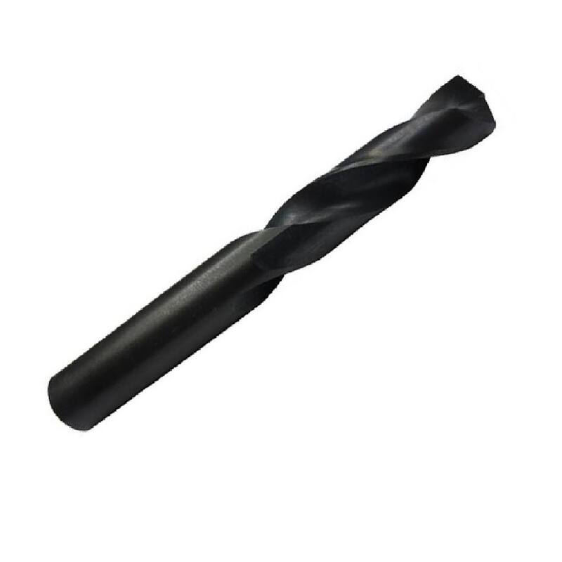 Broca de acero de alta velocidad de uso general con torsión corta, de Drill America 7/32 in. (12 piezas) - DWDST7/32P12.