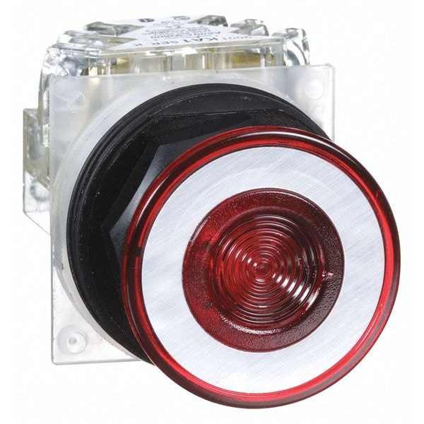 Botón de presión no iluminado de Schneider Electric, 30 mm, 1NA/1NC, Rojo - 9001SKR9RH13
