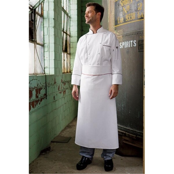 Charlotte Madison Executive Bistro Wht-Red Piping - CH596314