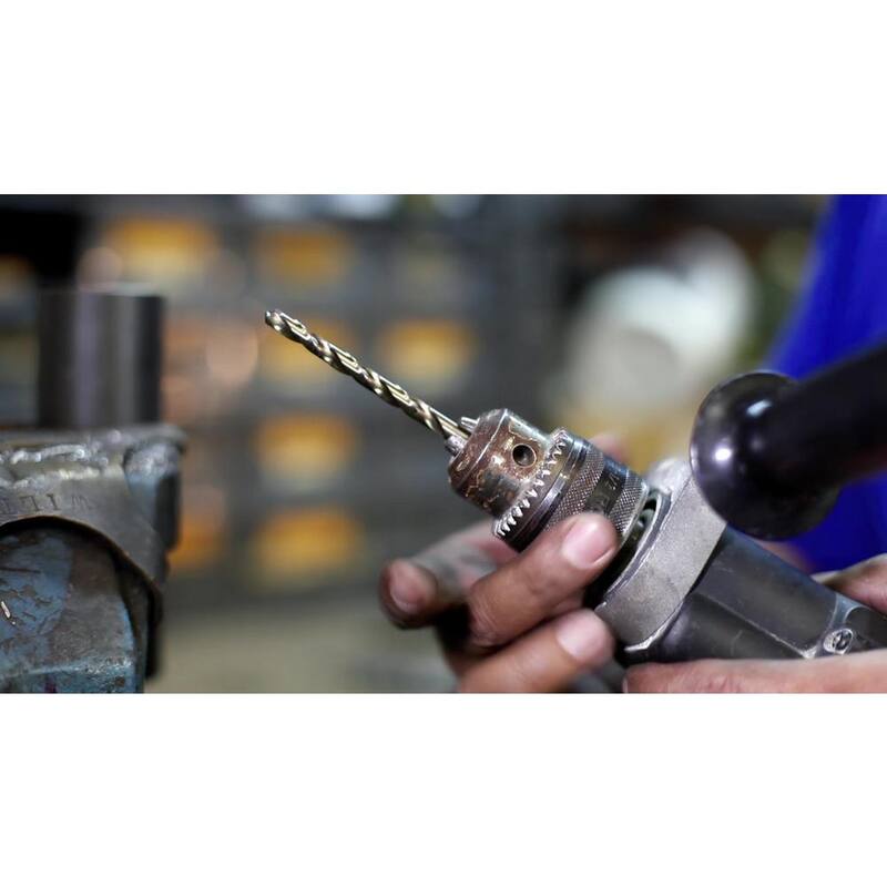 Broca de cobalto M42 de 1.50 mm de Drill America (12 piezas) - D/AMMCO1.50P12