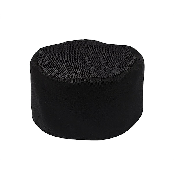 Fame (A Delta Plus Group Company) Ponytail Beanie, Chef Hat, Mesh Top, C19PTC, Black - 33939