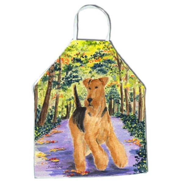 Carolines Treasures Carolines Treasures SS8208APRON Airedale Apron - 27 x 31 in. - SS8208APRON