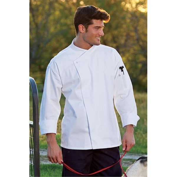 Nathan Caleb Santorini Chef Coat in White - Medium - NA2502959