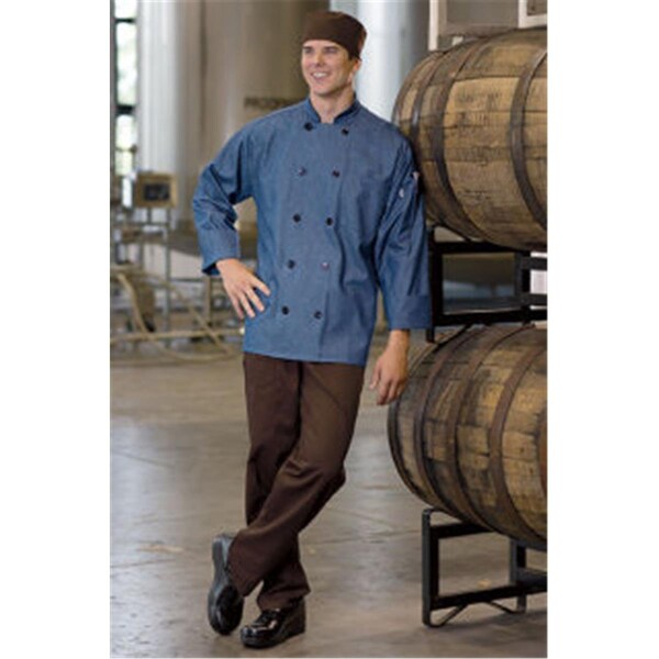 Nathan Caleb Aspen Chef Coat in Chambray - XSmall - NA2073150