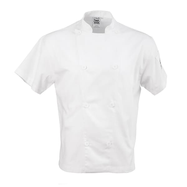 Chef Revival Performance Series Short Sleeve Jacket - White - XL - J205-XL