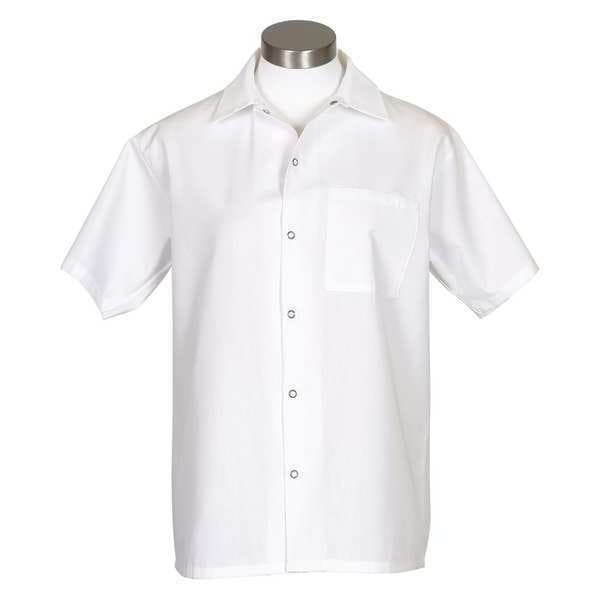 Fame (A Delta Plus Group Company) Cook Shirt, White, C25, 5X - 82559