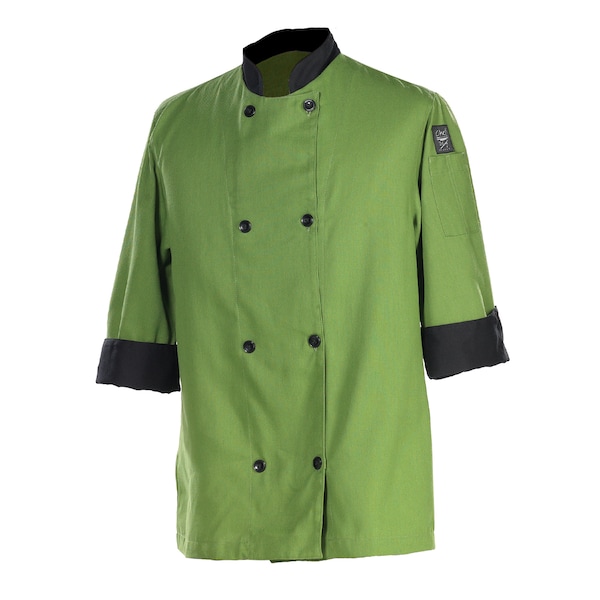 Chef Revival Chef 24/7 Fresh 3/4 Sleeve jacket - Mint - 4X - J134MT-4X