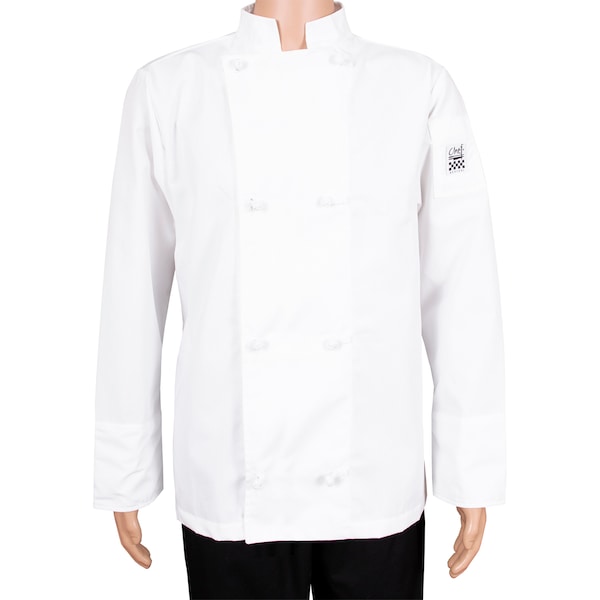 Chef Revival Knife & Steel Crew Jacket - White - 3X - J003-3X