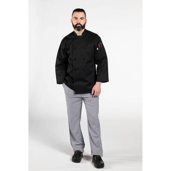 Uncommon Threads 3/4 Sleeve Blk 5XL - 0410-0109