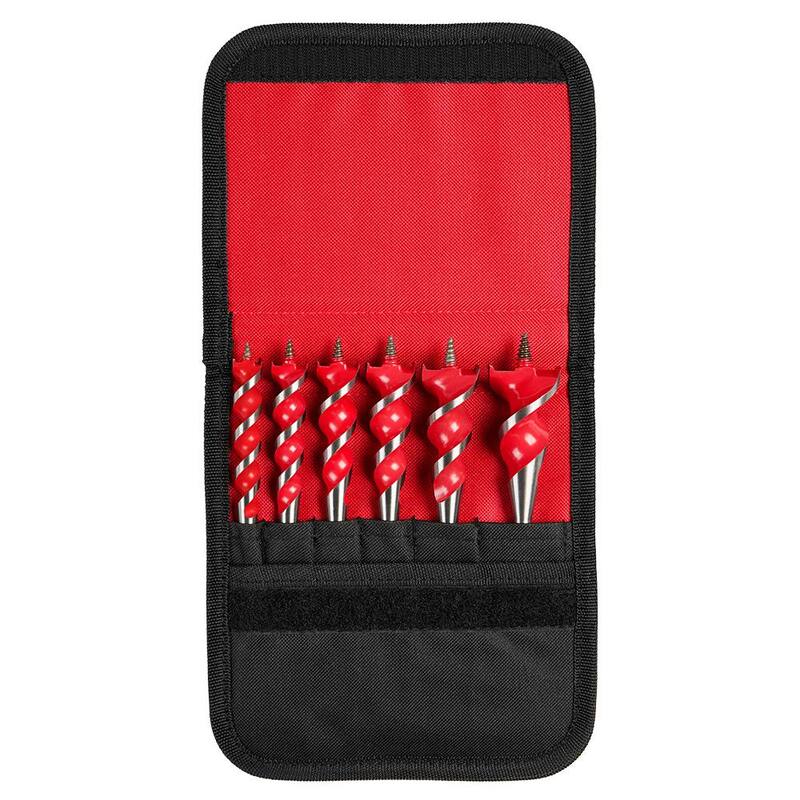 Juego de brocas para madera Milwaukee Auger Speed Feed (6 piezas) - 48-13-0600