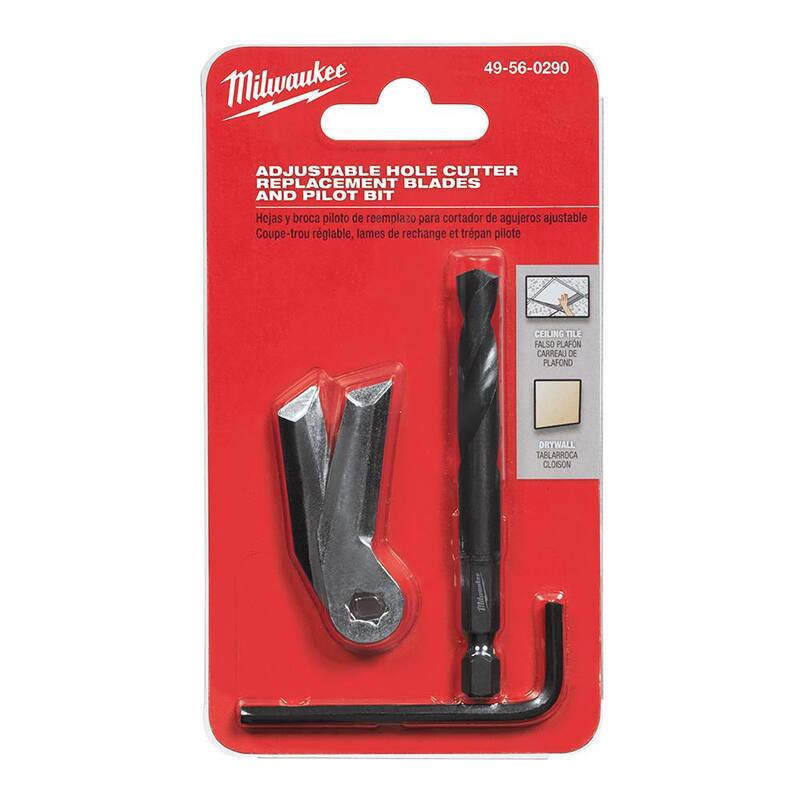 Milwaukee 1/4 pulgadas Pieza de Repuesto de Broca Avellanadora de Acero para Cortador de Orificios Ajustable - 49-56-0290
