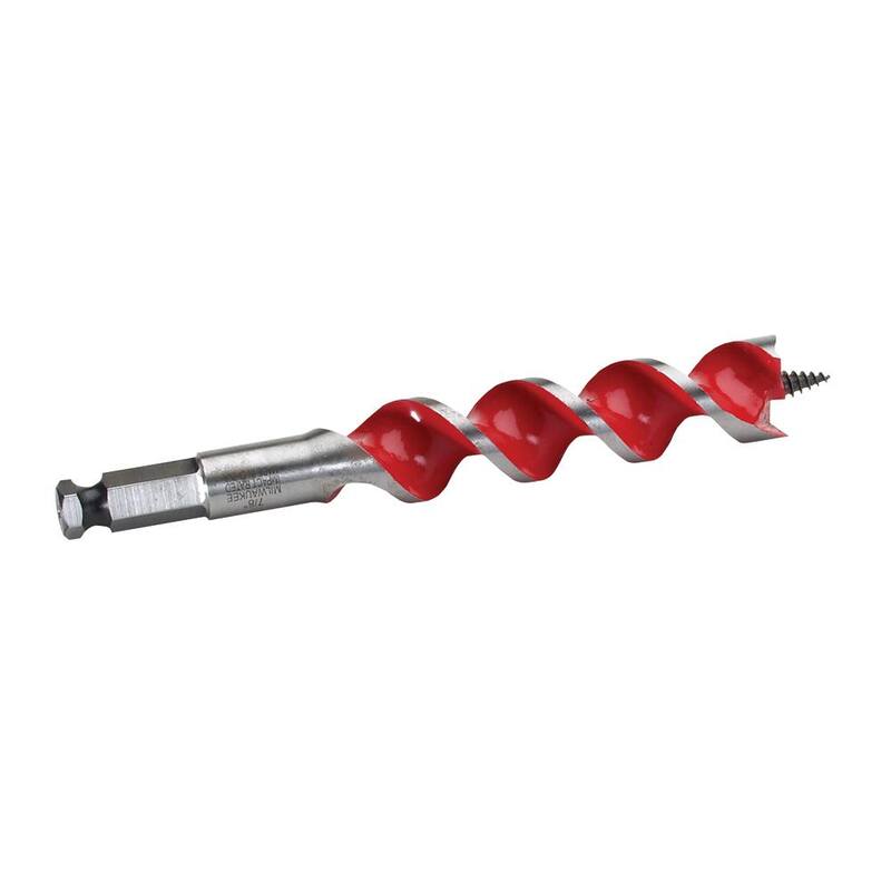 Juego de brocas para perforar madera tipo helicoidal de Milwaukee (4 piezas) - 48-13-4000
