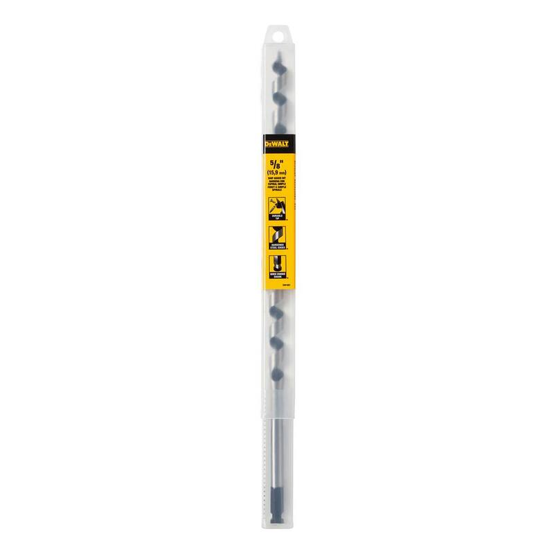 Broca de barrena DEWALT de envío rápido de 5/8 pulg. x 17 pulg. - DW1681