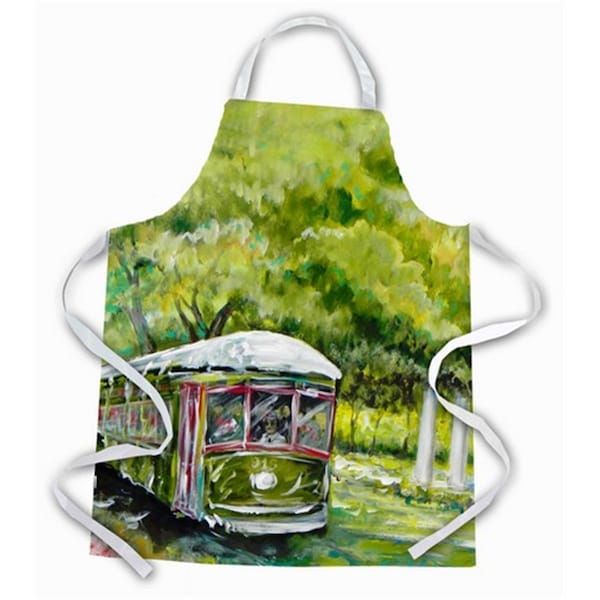 Carolines Treasures Streetcar Next Stop Audubon Park Apron - MW1091APRON