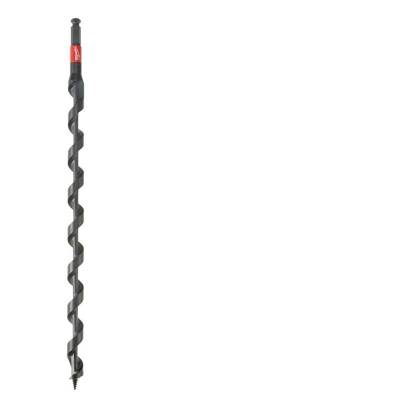 Broca de impacto para posteadores Shockwave de 15/16 pulg. x 24 pulg. de Milwaukee - 48-13-6809