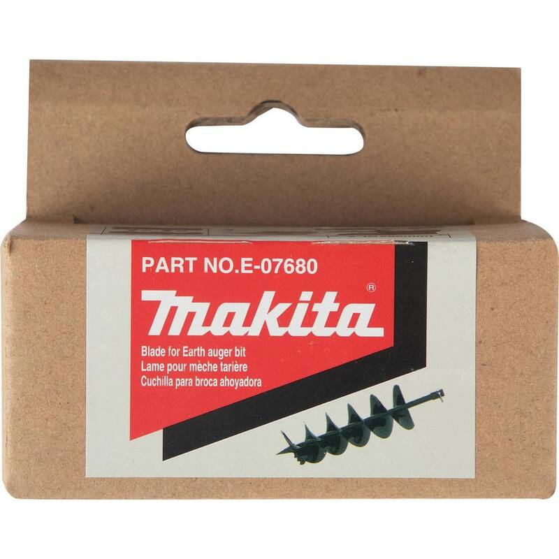 Set de Cuchillas de Barrena para Broca de Tierra de 8 pulgadas Makita - E-07680