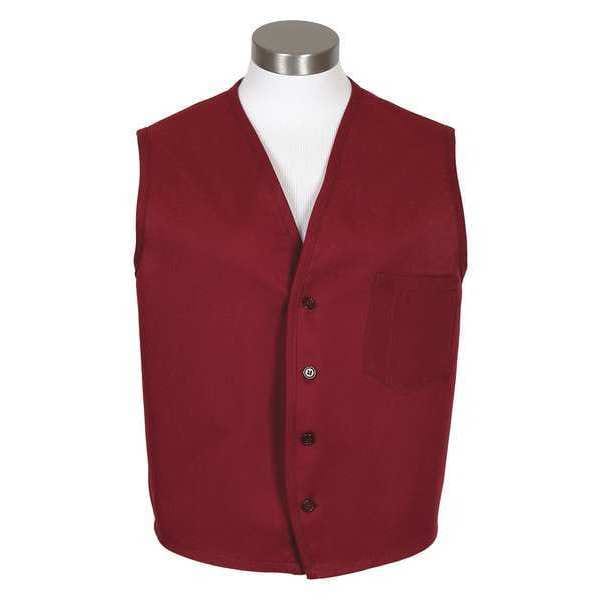 Fame (A Delta Plus Group Company) Vest, Unisex, Burgundy, V40, 5XL - 82975
