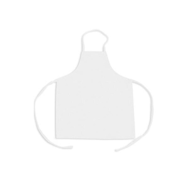 Kng 22 in White Childs Bib Apron - 1940WHT