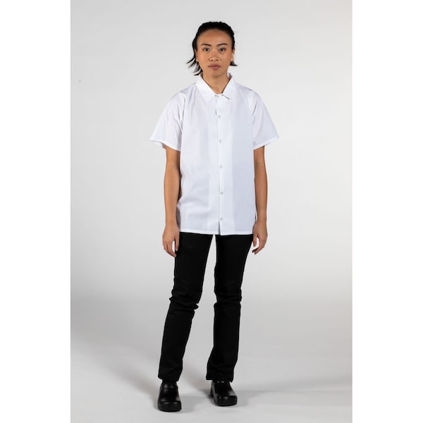 Uncommon Threads No Pocket Utility Shirt Wht SM - 0954-2502