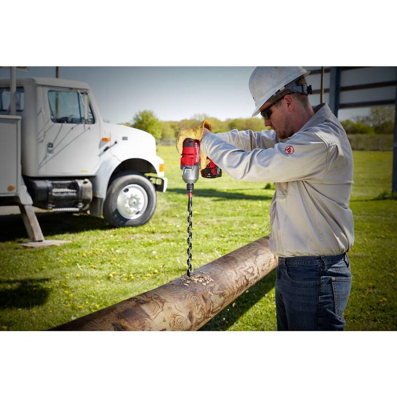 Broca de impacto para taladro Lineman de 1 pulgada x 18 pulgadas Shockwave de Milwaukee - 48-13-6710
