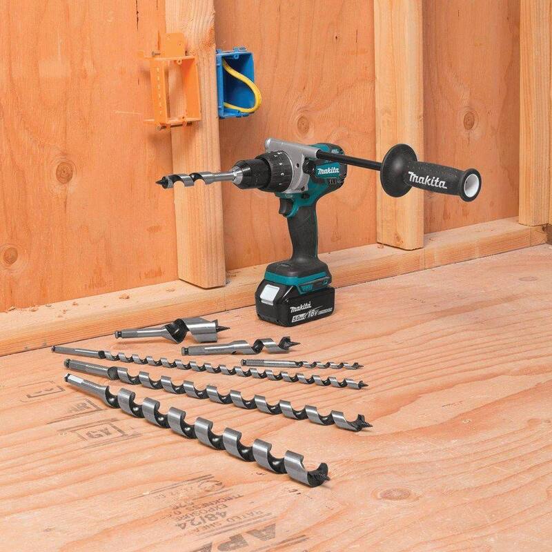 Broca barrena de barco de acero de 11/16 pulgadas x 6 pulgadas - D-35726 de Makita