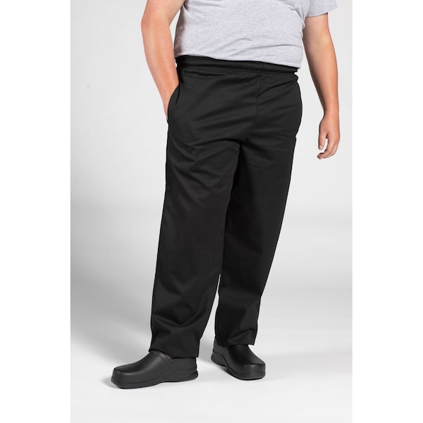 Uncommon Threads Traditional Chef Pant 2" Blk 2XL - 4010-0106