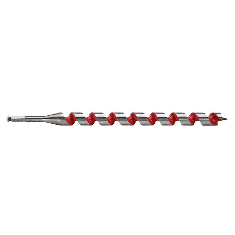 Broca de barrena para buques Milwaukee de 1-1/8 pulgadas x 18 pulgadas - 48-13-6120
