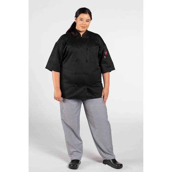 Uncommon Threads Antigua W/Mesh Blk 6XL - 0430-0110