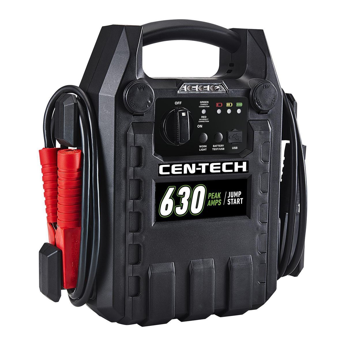 Arrancador de Batería Portátil para Auto Cen-Tech de 630 Amperios de Pico y Paquete de Energía - 58979
