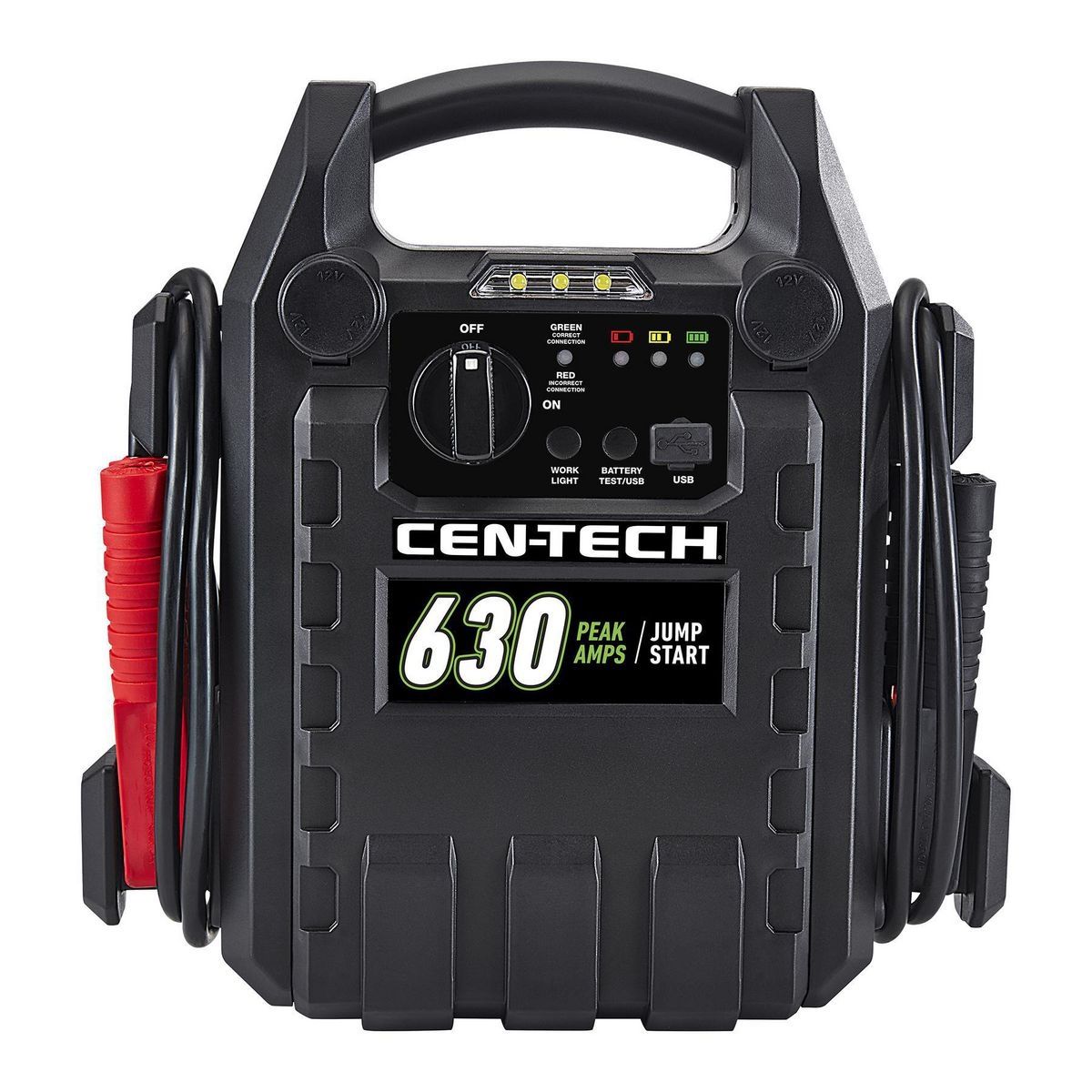 Arrancador de Batería Portátil para Auto Cen-Tech de 630 Amperios de Pico y Paquete de Energía - 58979